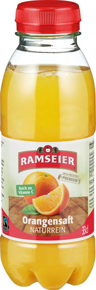 * Ramseier Orangensaft 4x6 33cl Pet 4 x 6 x 0.33l Kt.