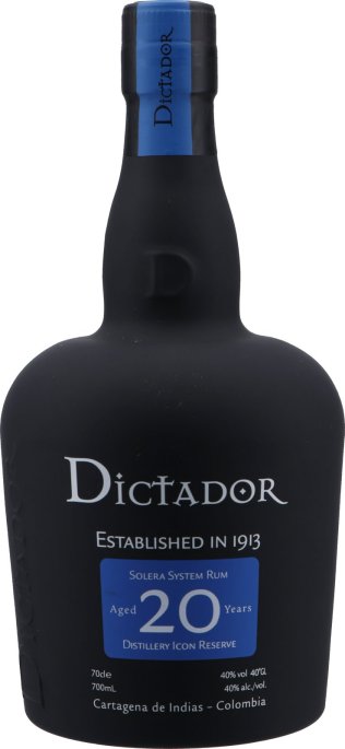 * Rum Dictador 20years 70cl 1 x 70 cl