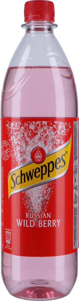 Schweppes Russian Wild Berry 1lt PET MW 6 x 1 lt