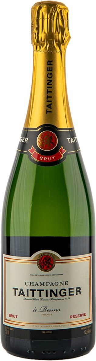 * Taittinger Brut Réserve 75cl 1 x 75cl Kt.