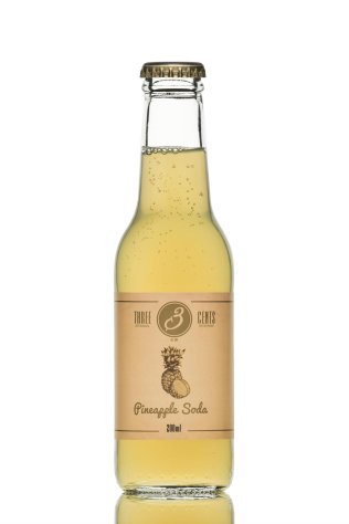 * Three Cents Pineapple Soda 20cl 24 x 0.20l Kt.
