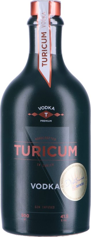 Turicum Vodka 50cl 'Gin Infused' 1 x 50 cl
