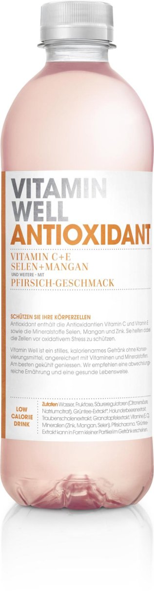 Vitamin Well Antioxidant 5dl PET 12 x 50cl Kt.