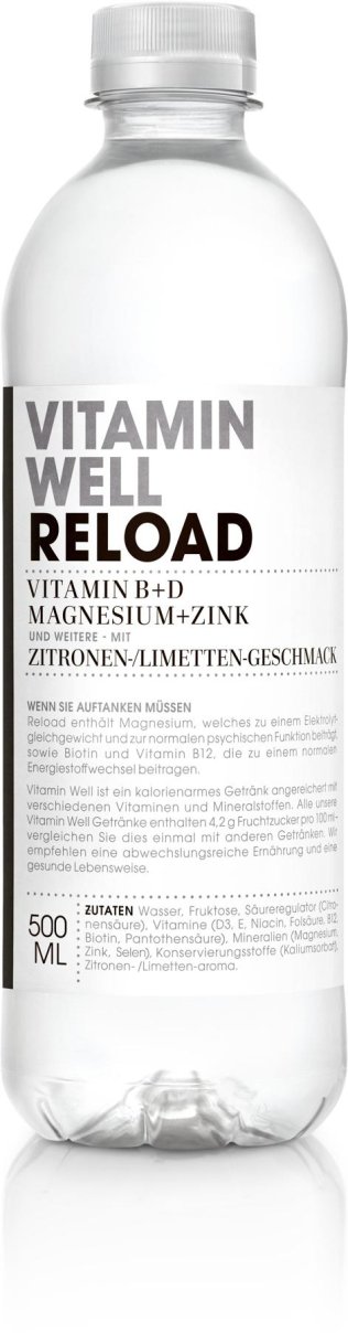 Vitamin Well Reload 5dl PET 12 x 50cl Kt.