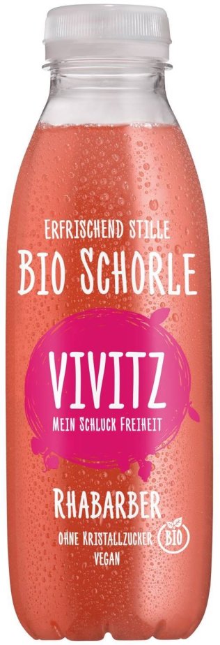 VIVITZ Schorle Rhabarber Bio 4 x 6 x 0.50l Kt.