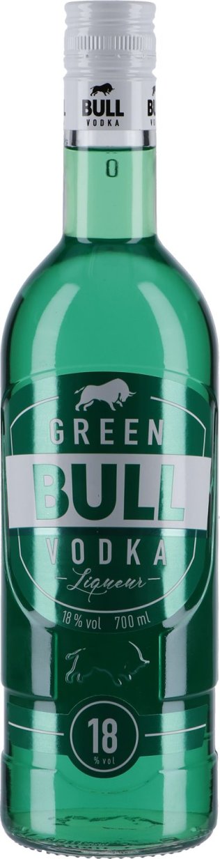 * Wodka Green Bull Liqueur 1 x 70 cl