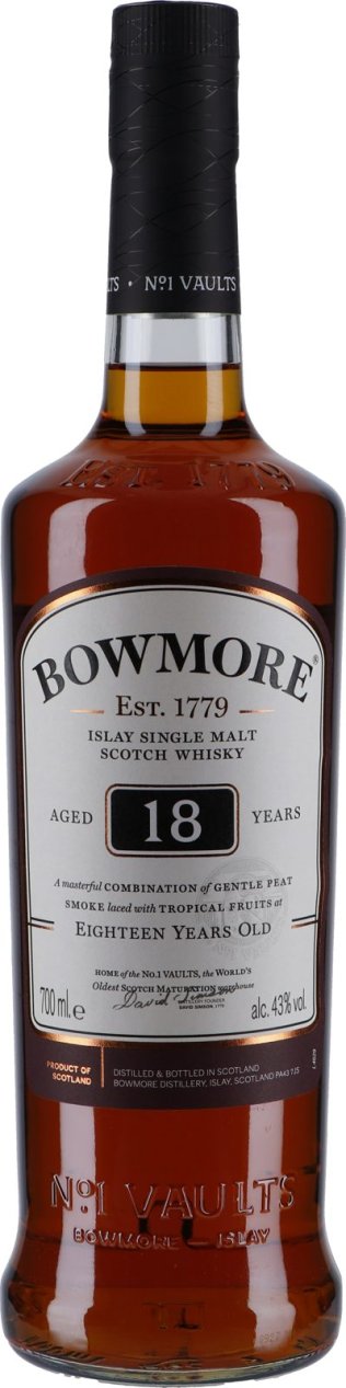 * Bowmore Single Malt 18 years 70cl 1 x 70 cl
