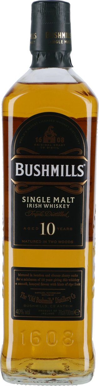 * Bushmills 10years 70cl 1 x 70 cl