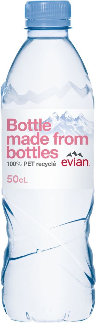 *Evian 5 dl PET 24 x 50 cl Kt.