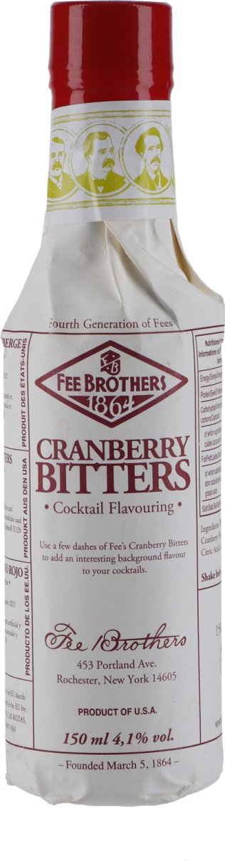 * Fee Brothers Cranberry Bitters 15cl 1 x 15 cl