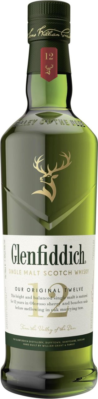 * Glenfiddich 12y old 70cl 1 x 70 cl