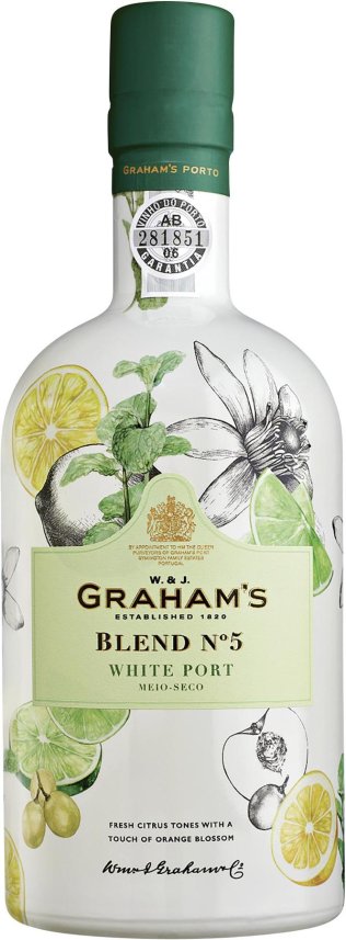 * Graham's White Port Blend No 5 75cl 1 x 75 cl