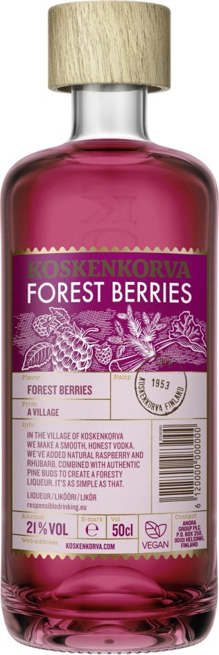 ** Koskenkorva Forrest Berries Likör 50cl 1 x 0.50l