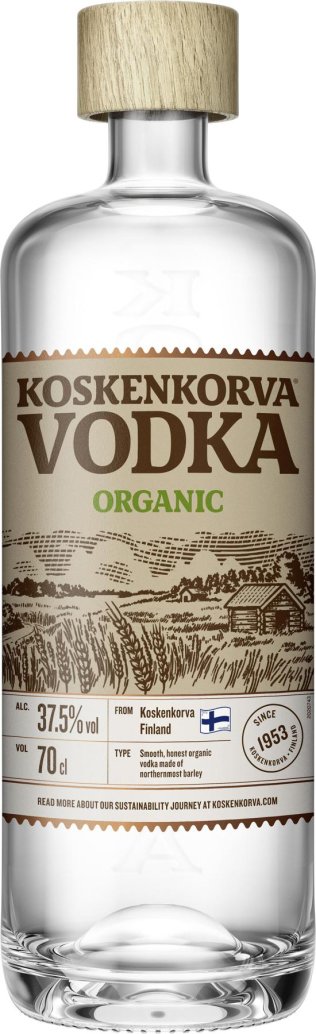 Koskenkorva Pure Organic Vodka 70cl 1 x 70 cl