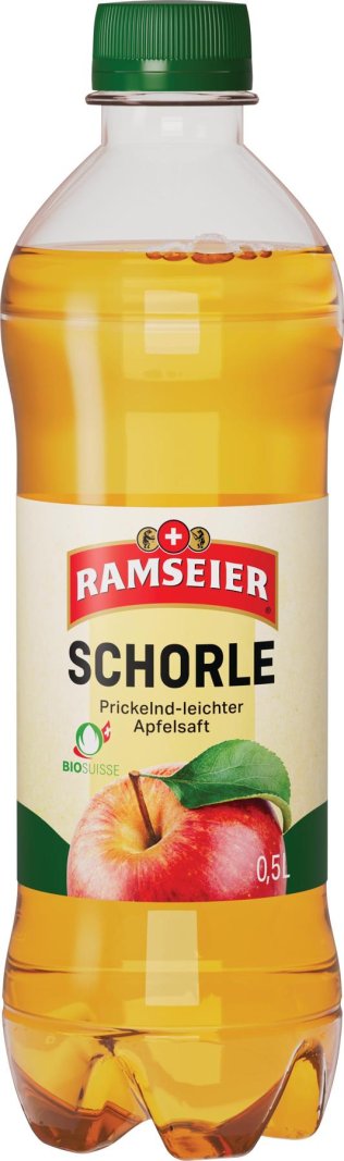 * Ramseier Apfelschorle Bio 5 dl PET 24 x 50 cl Kt.