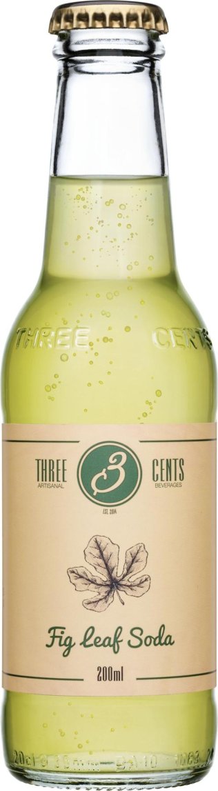 ** Three Cents Three Cents Fig Leaf Soda 24 x 0.20l