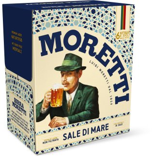 * Birra Moretti Sale di Mare 33 cl EW 4 x 6 x 0.33l Kt.