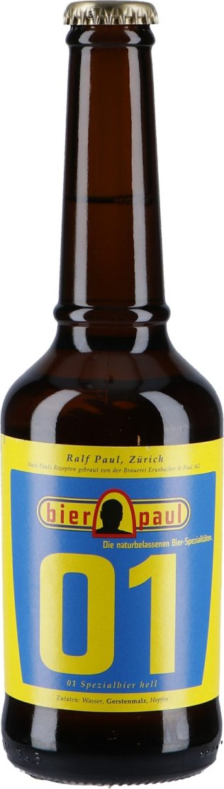 Bier Paul 01 spezial hell 33 cl MW 20 x 0.33l