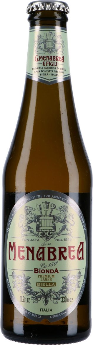 Menabrea Birra Bionda 1846 24 x 0.33l Kt.