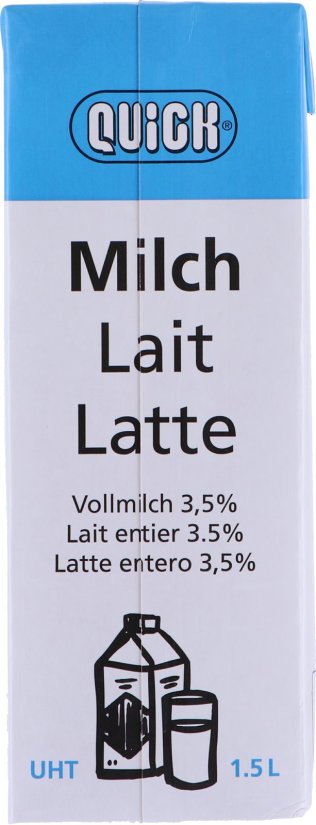 UHT Vollmilch 3.5% 150cl Tetra Economy 8 x 150 cl Kt.