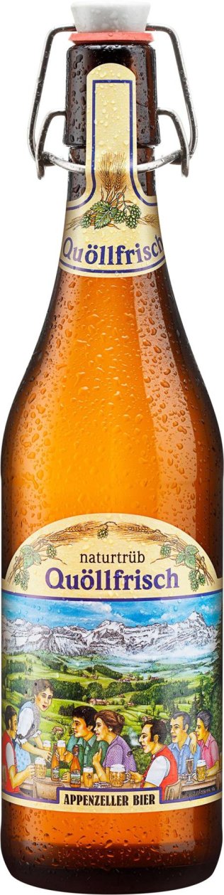 Appenzeller Quöllfrisch naturtrüeb 50 cl Büg. 15 x 0.50