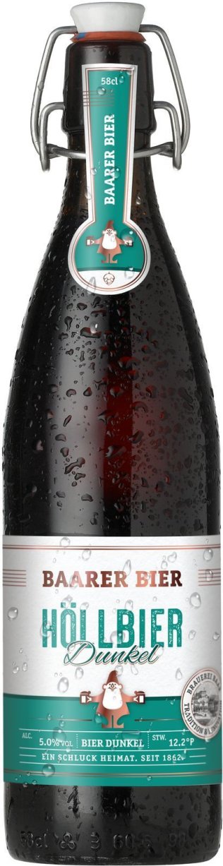 * Baarer Höllbier Dunkel 58cl MW Büg 15 x 0.58l