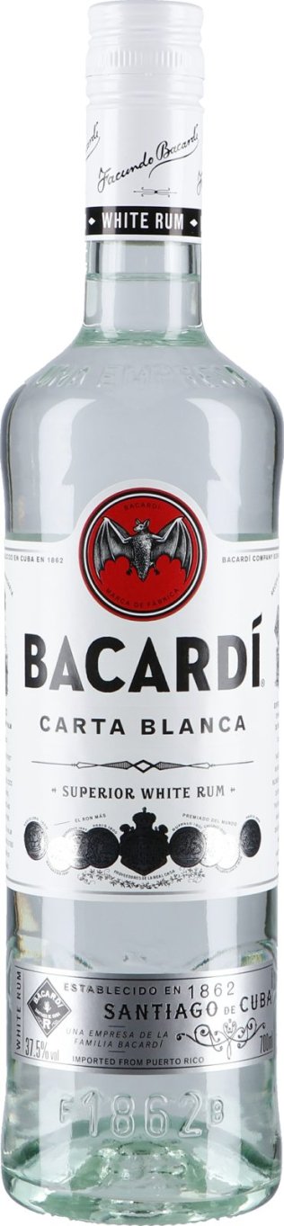 Bacardi Carta Blanca Rum 70 cl 1 x 70 cl