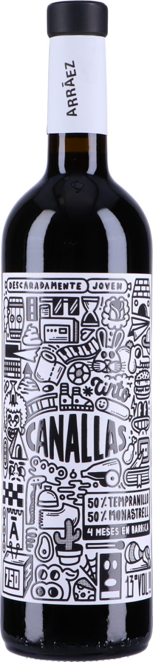 Canallas Tintos  D.O. Valencia 2020 6 x 75 cl. Kt