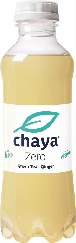 Chaya ZERO Grüntee-Ingwer Bio 5dl.PET 12 x 50cl Kt.