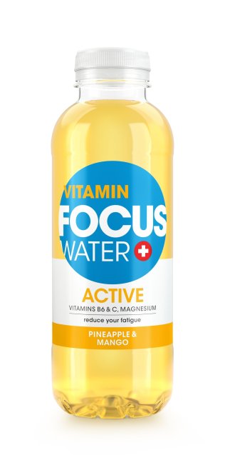 FOCUSWATER Active Ananas & Mango 12 x 50cl Kt.