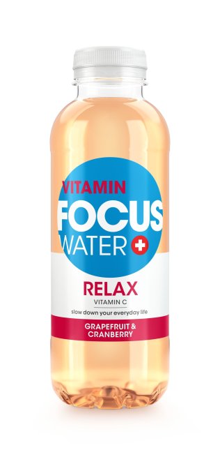 FOCUSWATER Relax Grapefruit 12 x 50cl Kt.
