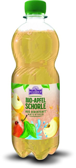 Holderhof Apfelschorle trüb Bio 12 x 0.50l Kt.