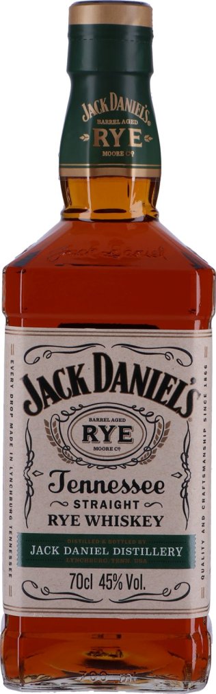 * Jack Daniel's Straight Rye 70cl 1 x 70 cl