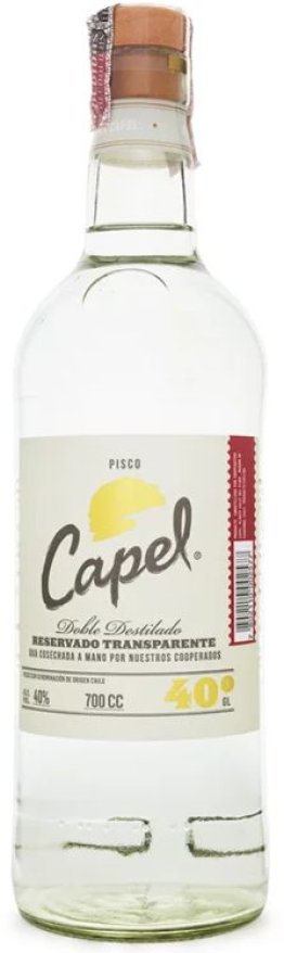 Pisco Capel Reservado Transparente 1 x 70 cl