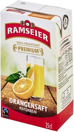 * Ramseier MH Orangensaft 25 cl Tetra 27 x 0.25l Kt.