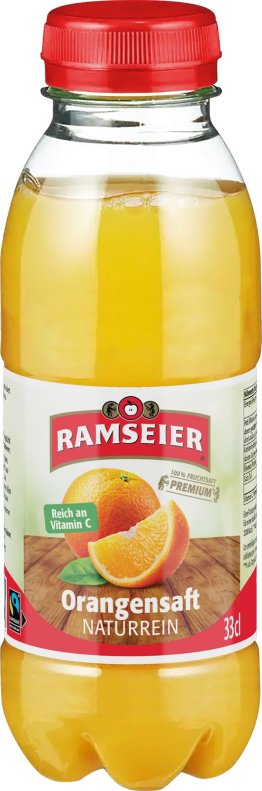 Ramseier Orangensaft 4x6 33cl Pet 4 x 6 x 0.33l Kt.