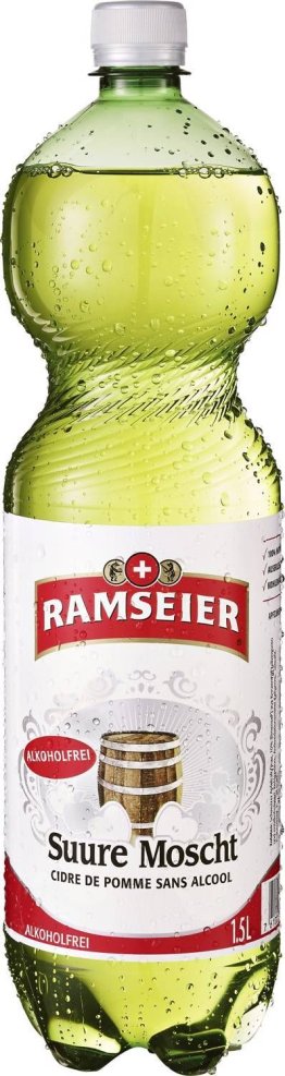 * Ramseier Suure Most klar alkoholfrei 1.5 lt PET 6 x 1.50 Kt.