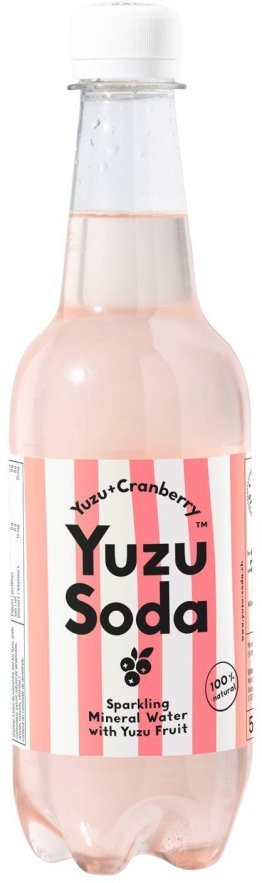 Yuzu Soda + Cranberry 5dl PET 24 x 0.50l Kt.