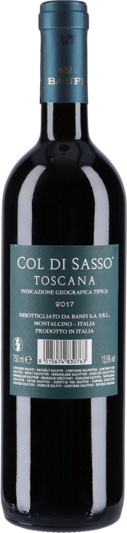 * Col di Sasso Toscana IGT 2021 75cl Castello Banfi 6 x 75 cl. Kt