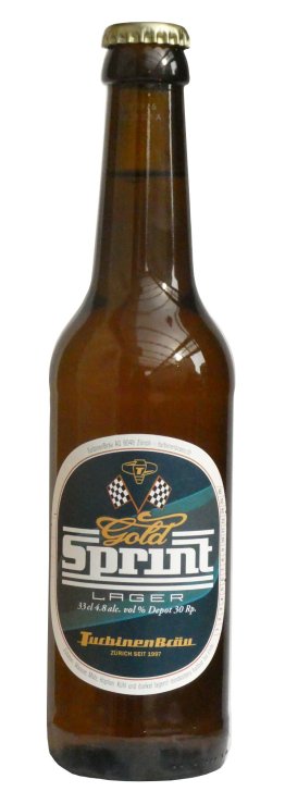 Turbinenbräu Goldsprint / Burgermeister Bier 33 cl MW 24 x 0.33