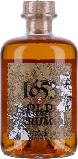 * 1653 Old Barrel Rum 50cl 1x 50 cl