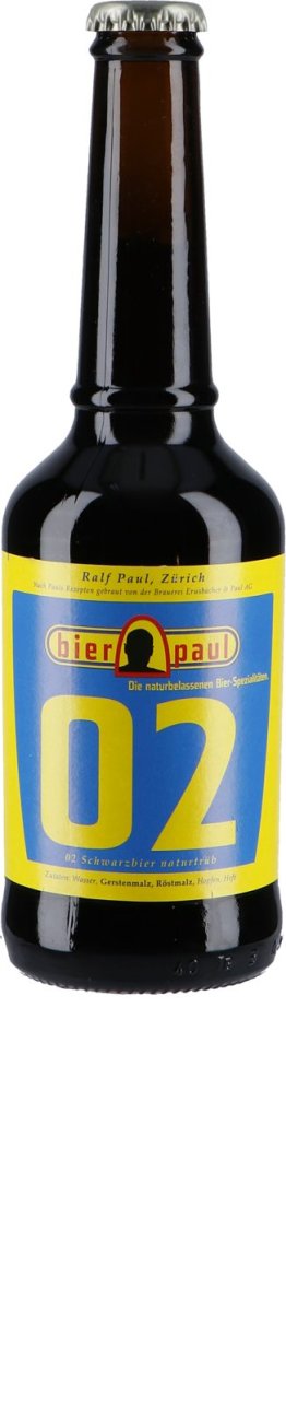 bier paul 02 Schwarzbier naturtrüb MW 20 x 0.33l