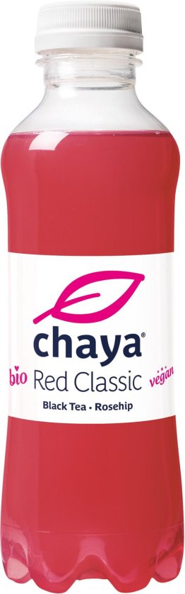 * Chaya Red Classic Schwarztee - Hagebutte BIO 5 dl PET 12 x 50cl Kt.