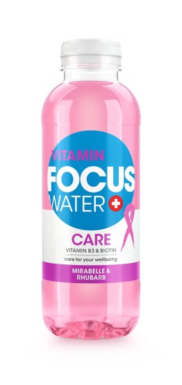 FOCUSWATER Care Mirabelle & Rhabarber 12 x 50cl Kt.