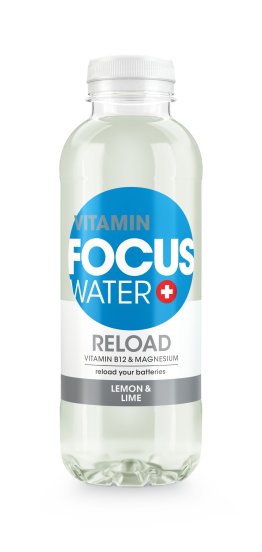 FOCUSWATER RELOAD Zitrone & Limette 12 x 50cl Kt.