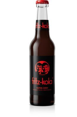 Fritz-Kola ohne Zucker Superzero 33 cl MW 24 x 0.33l