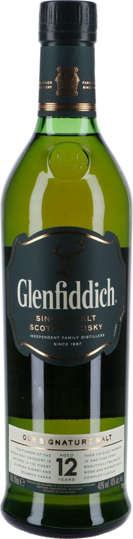 *Glenfiddich 12y old 70cl 1 x 70 cl
