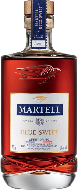 * Martell Blue Swift Cognac 70cl 1 x 70 cl