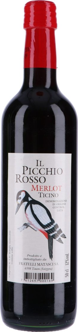 * Merlot Ticino DOC Matasci Fratelli 50cl 15x50 cl. Har.