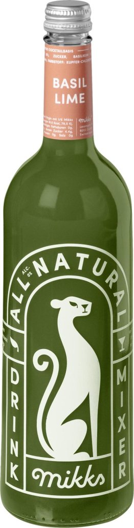 Mikks Basil Lime 75cl 1 x 0.75l